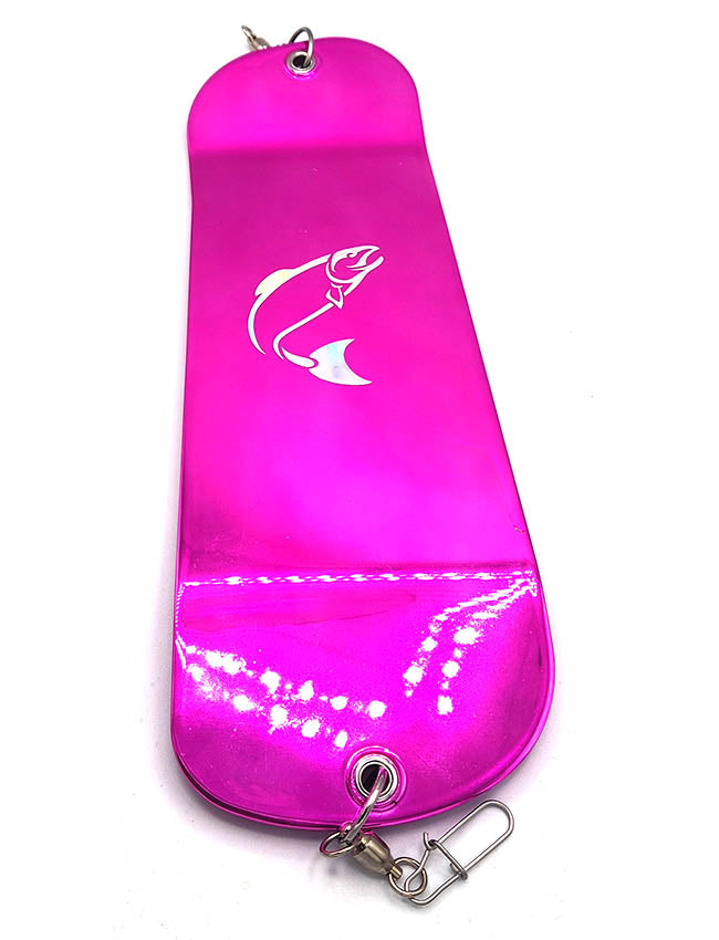 Westcoast Fishing Tackle Electro Mirror Flasher - Pretty in Pink UVEMF-PP