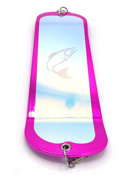Westcoast Fishing Tackle Electro Mirror Flasher - Pretty in Pink UVEMF-PP