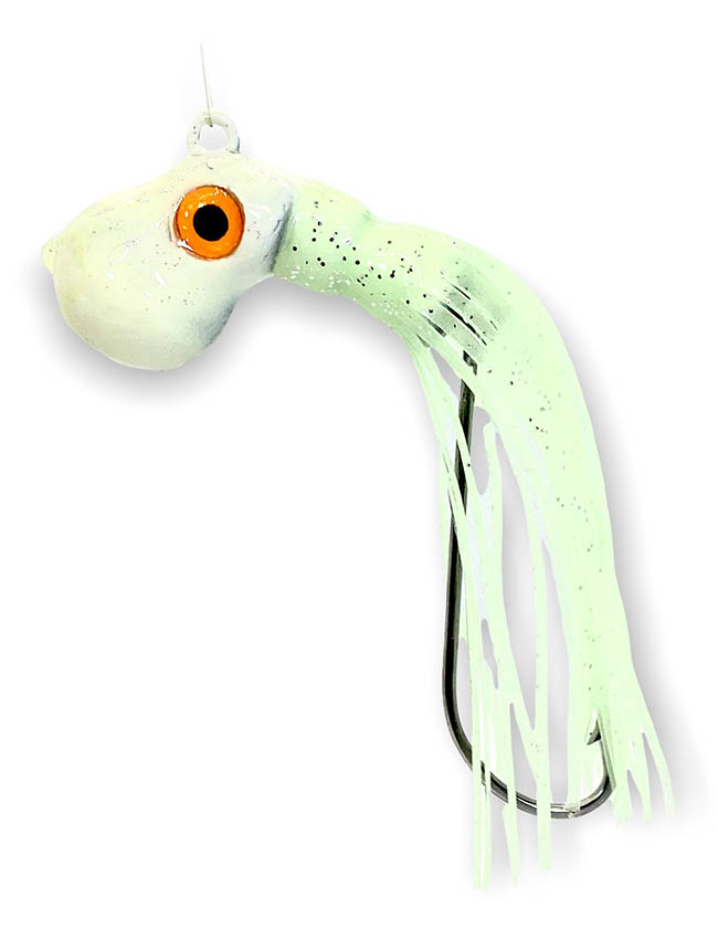 Westcoast Fishing Tackle Jigging Octopus - Glow White - 12oz