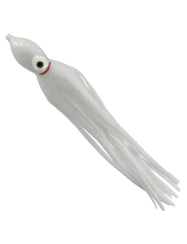 Gibbs Delta 9" Jumbo Squid - White Unrigged 2pk 04101