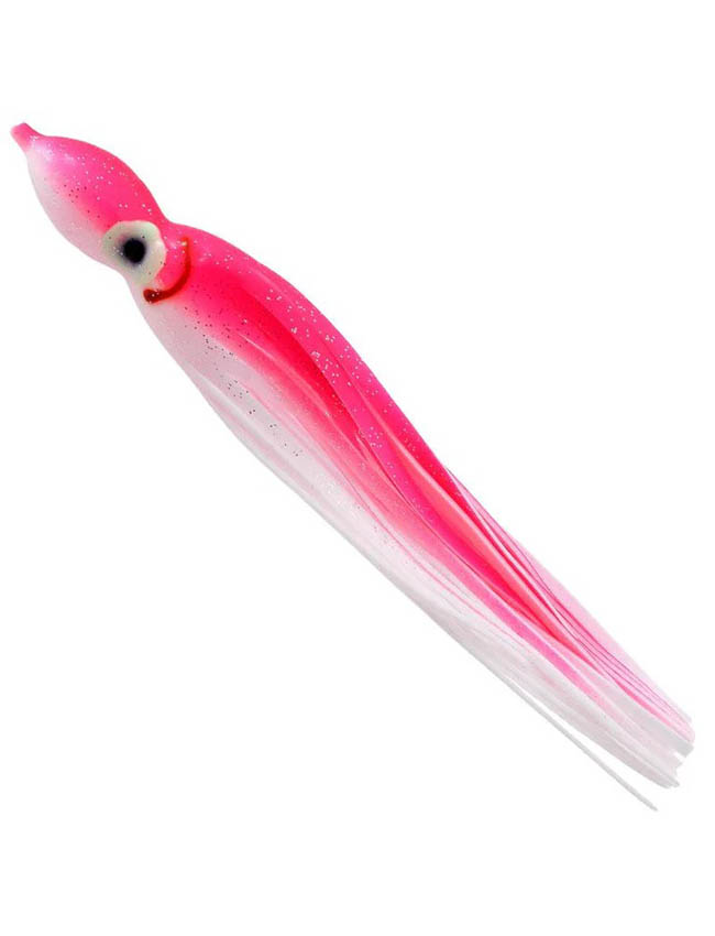 Gibbs Delta 9" Jumbo Squid - Pink/White Unrigged 2pk 04124