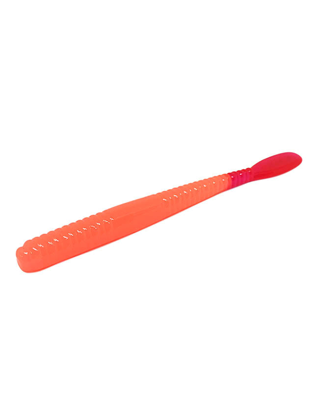 Western Fishing Operations PD Worm 10pk - Flame Orange UV 4.5-FO - 4.5"