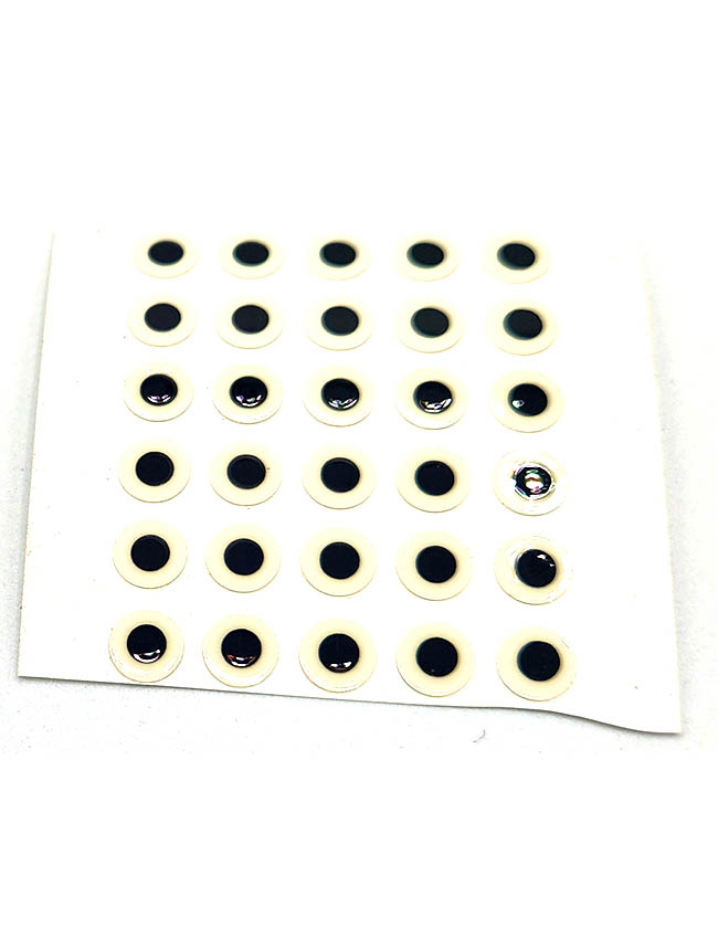 WTP Eye Stickers - Glow EYES-S-GL - S (6mm)