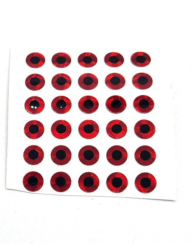 WTP Eye Stickers - Red EYES-XS-R - XS (5mm)