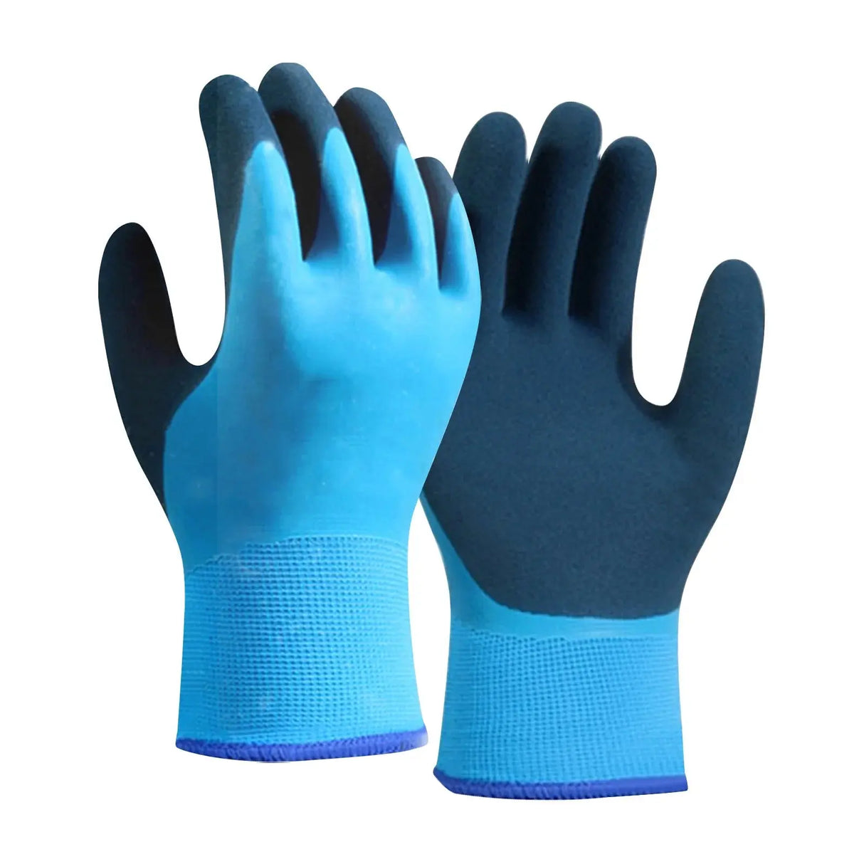 HMX Blue Waterproof Work Gloves – Large, Non-Insulated (1 Pair) HMX