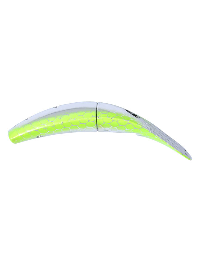 Yakima Trolling Plug Spinfish - Silver Chartreuse Scale 703-SILCS - 3" Rigged - 1pk