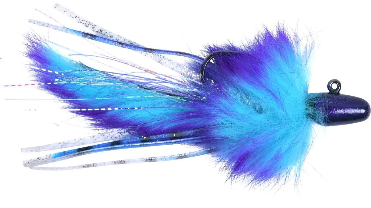 Yakima Bait 5012-12003 Twitching Jig - BLUE/DK BLUE/RABBIT TINSEL Yakima Bait