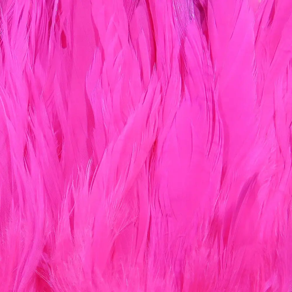 Hareline Schlappen 5-7" - Fl Fuchsia #131 Hareline Dubbin