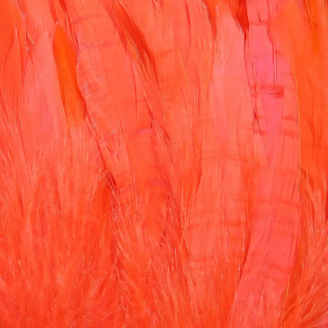 Hareline Schlappen 5-7" - Fl Shrimp Pink #140 Hareline Dubbin