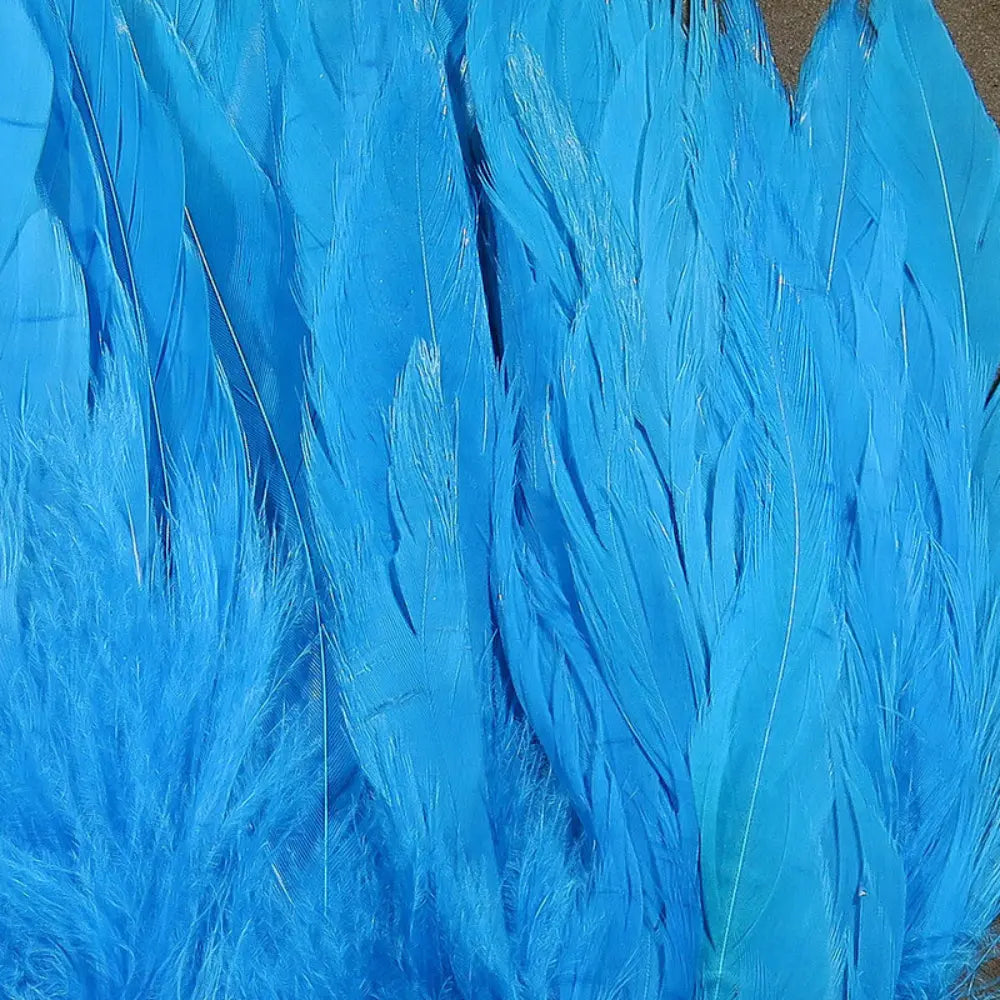Hareline Schlappen 5-7" - Kingfisher Blue #199 Hareline Dubbin