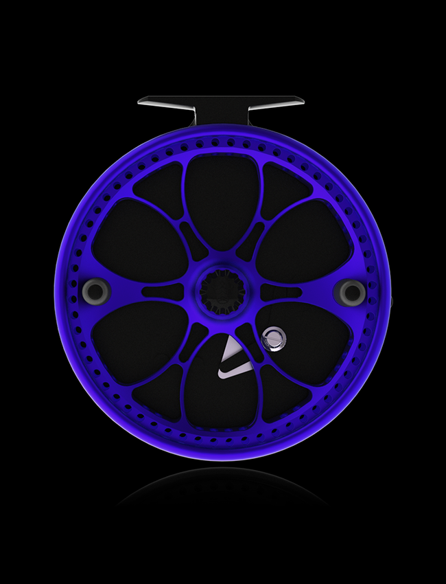 Kingpin Zeppelin 475 Centerpin Reel - Blue