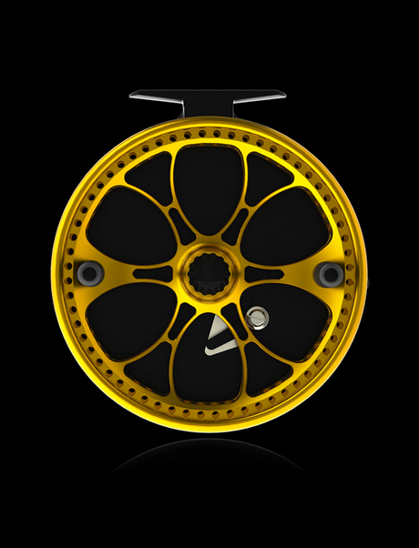 Kingpin Zeppelin 475 Centerpin Reel - Gold