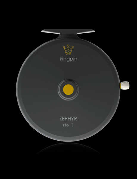 Kingpin Zephyr Bushing Centerpin Reel - Black - 425 (4.25")