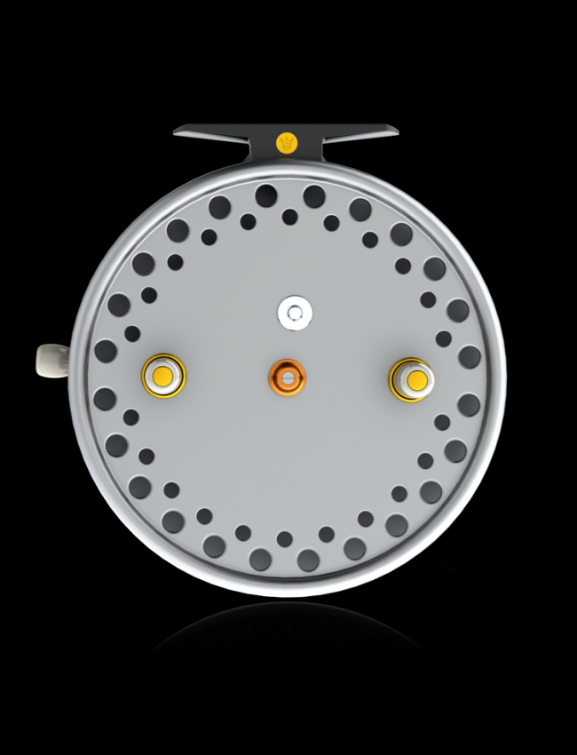 Kingpin Zephyr Bushing Centerpin Reel - Grey - 425 (4.25")