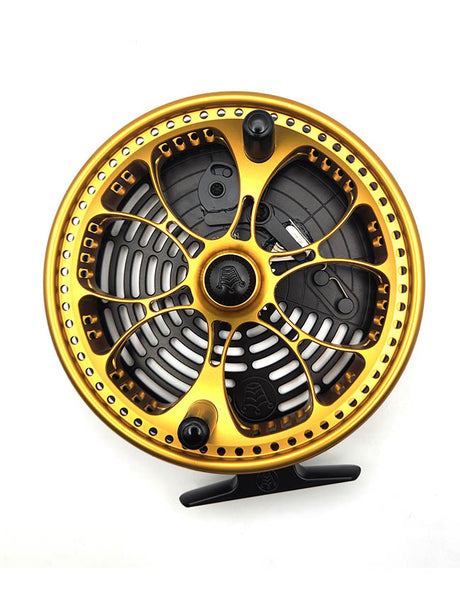 Kingpin Zeppelin Aero 500 Centerpin Reel - Gold