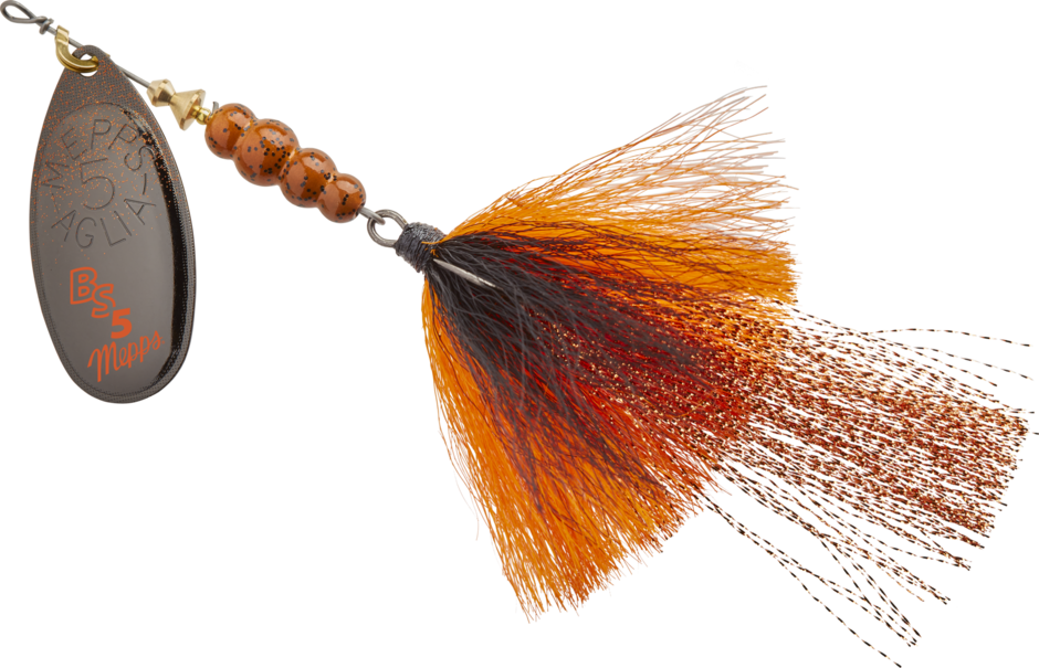 Mepps Bronze Slammer - Black Fire Craw