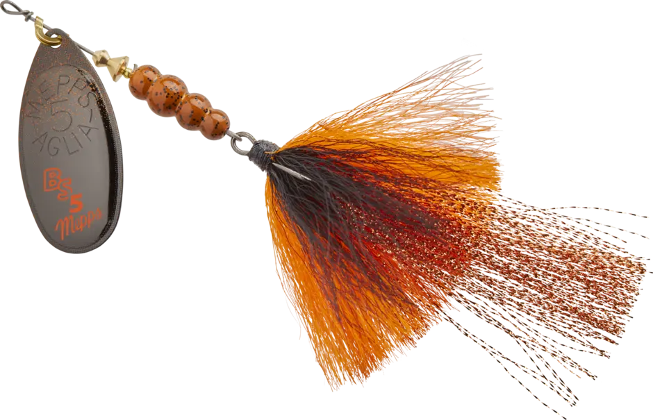 Mepps Bronze Slammer - Black Fire Craw Mepps