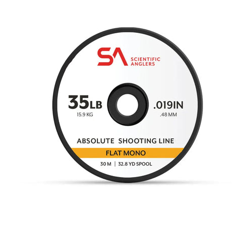 Scientific Anglers Absolute Flat Mono Shooting Line - Yellow