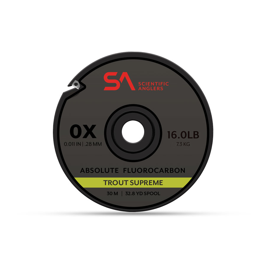 Scientific Anglers Absolute Trout Supreme Fluorocarbon Tippet - Clear