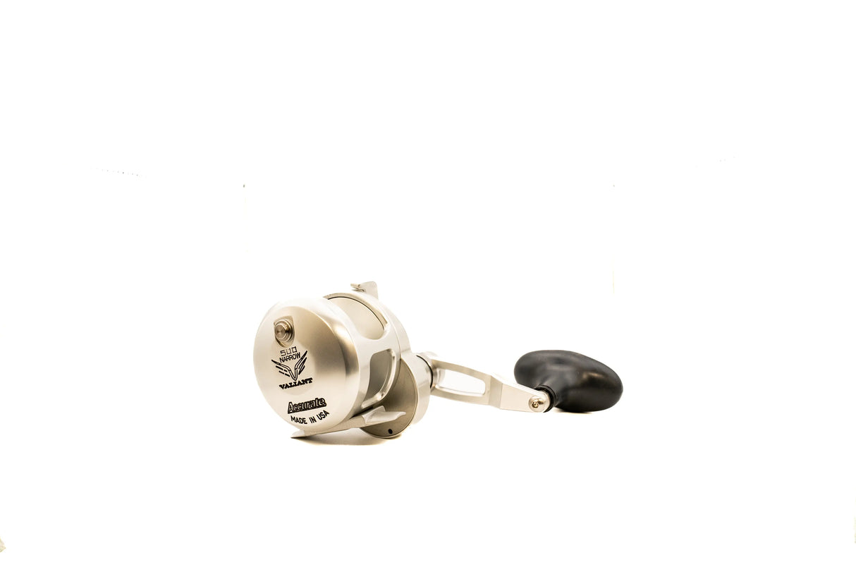 Accurate Valiant 2 Jigging Reel - Silver Accurate Fishing