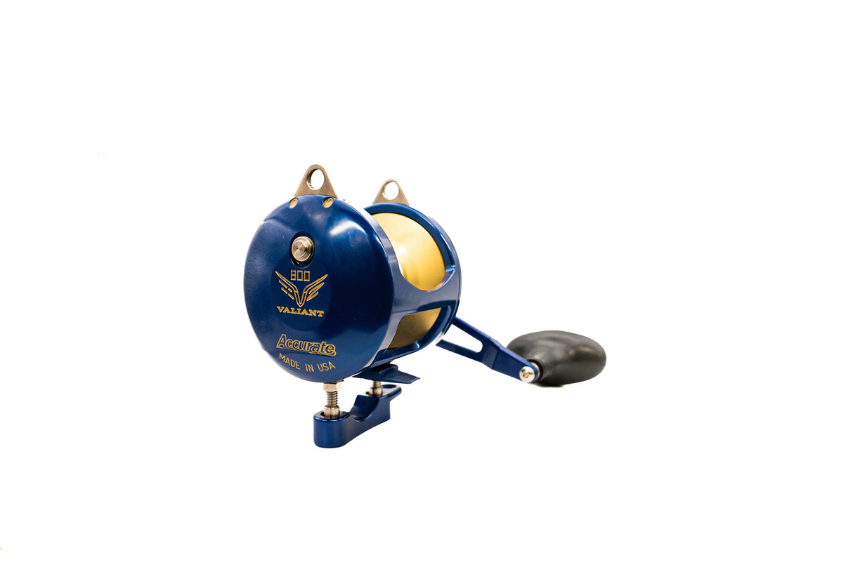Accurate Valiant 2 800 Reel - Blue/Gold Accurate Fishing