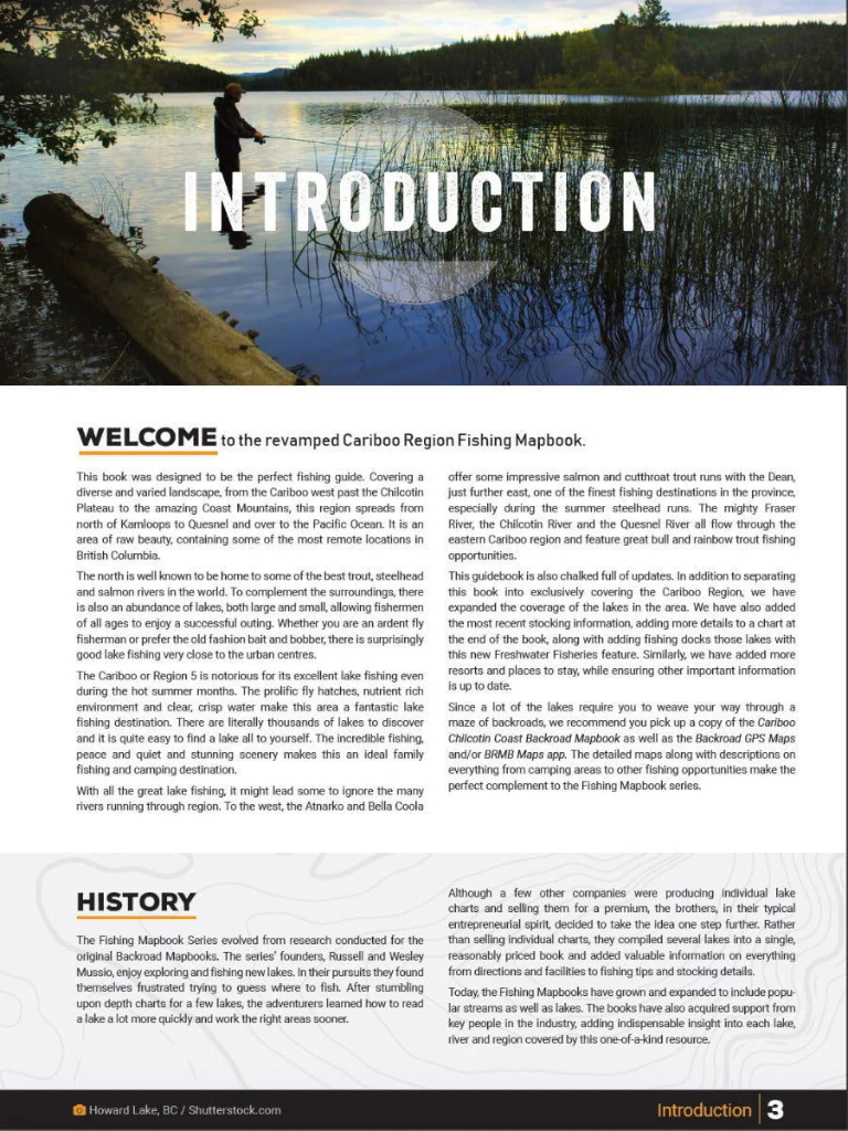 Cariboo Region Fishing Charts 978-1-989175-17-0