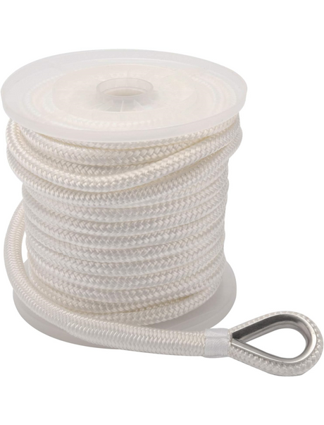 Brewers Anchor Line White - 3/8" - 100'