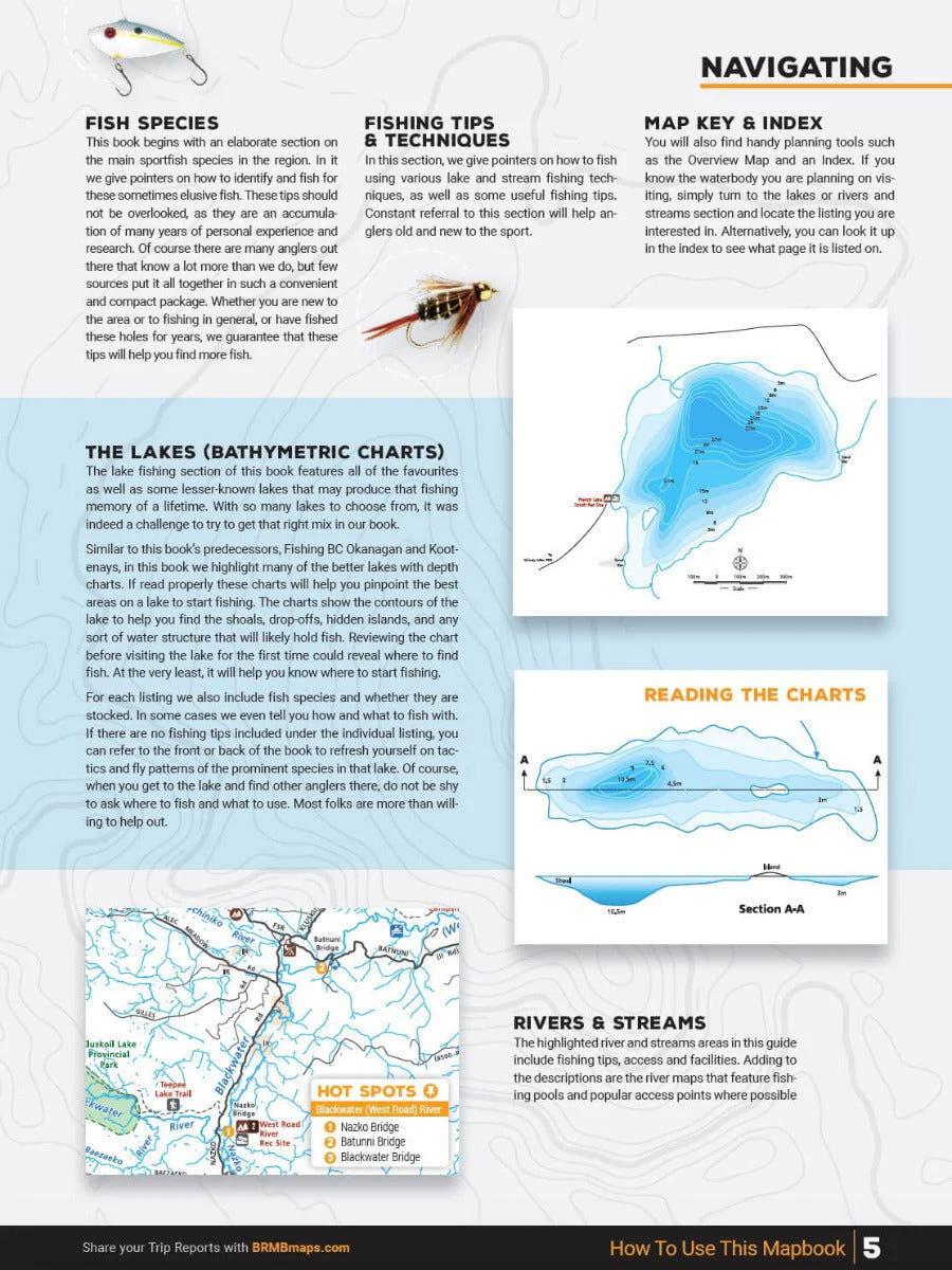 Cariboo Region Fishing Charts 978-1-989175-17-0