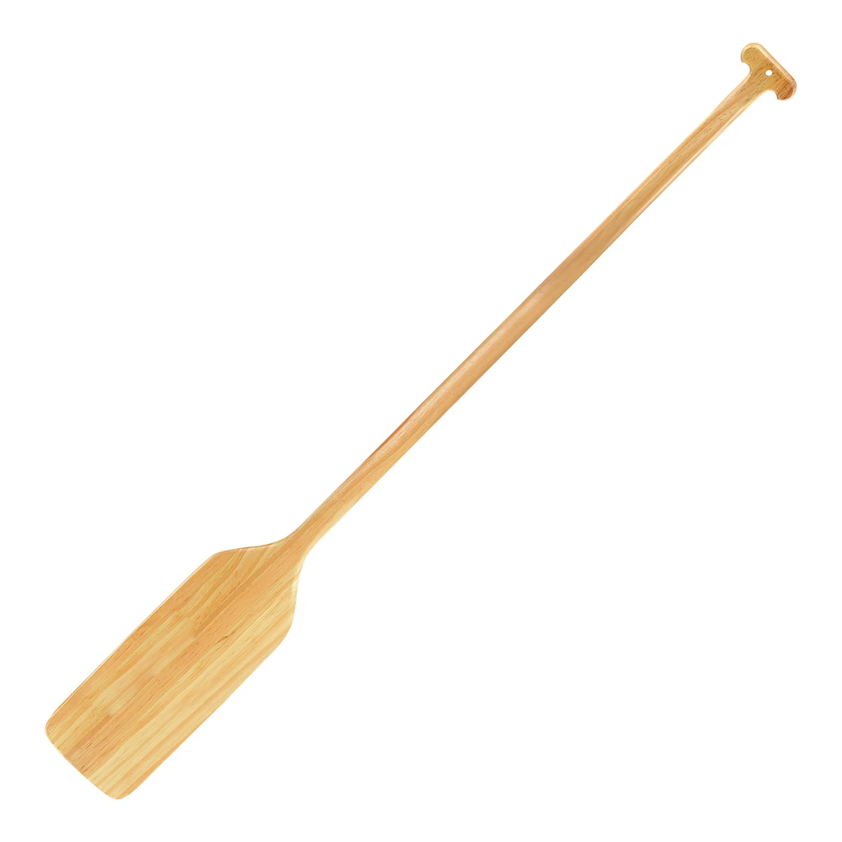 Quessy Varnished Wooden Oar, Aspen Wood, Assorted Sizes - 4 1/2ft