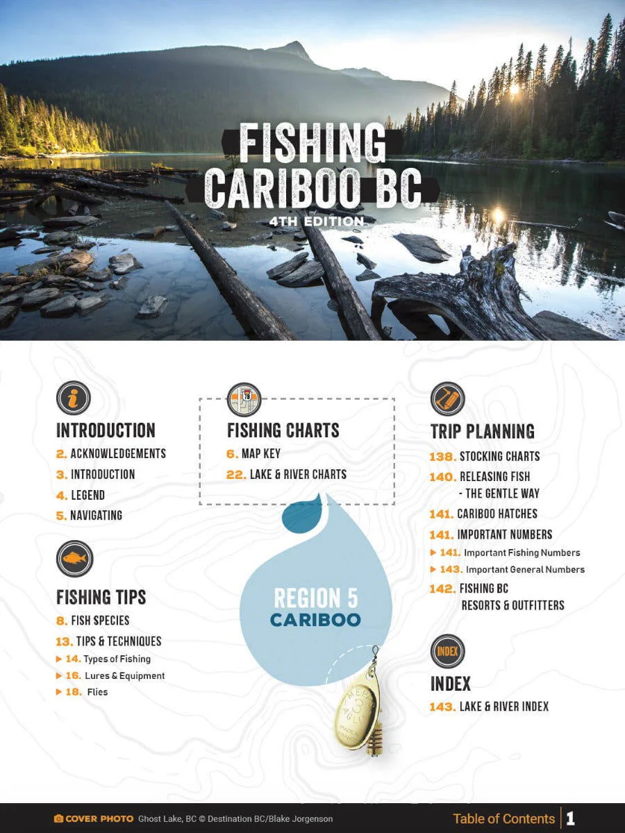 Cariboo Region Fishing Charts 978-1-989175-17-0