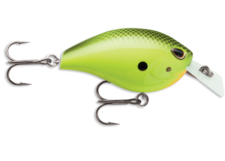 Arashi Silent Square #5 - Black Chartreuse Shad