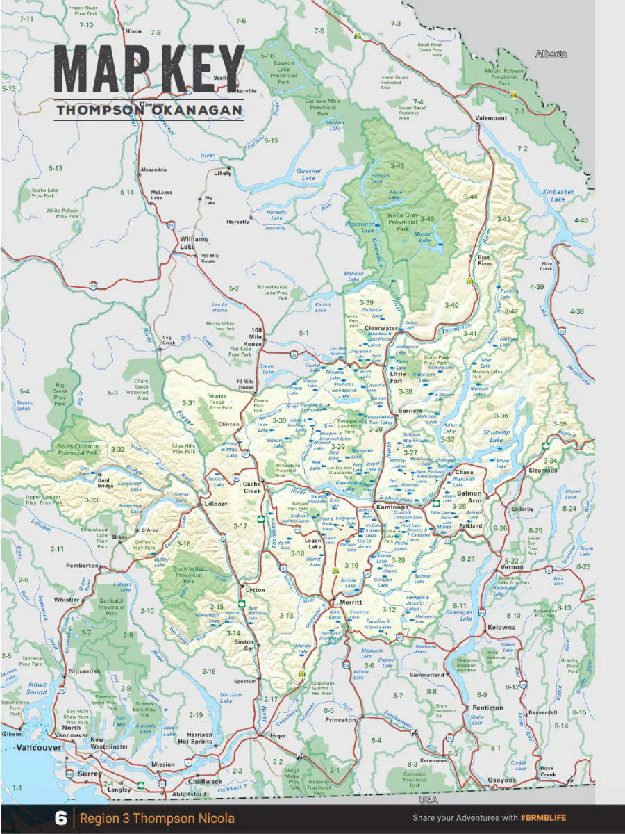 Thomson Okanagan Fishing Charts