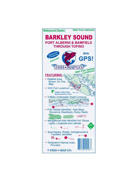 Fish-N-Map Co - Barkley Sound FISH-N-MAP-BS