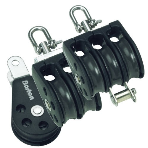 Barton Size 2 Blocks - Single Rev Shackle with Becket