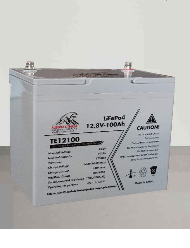 Alberta Lithium 12V / 100AH Deep Cycle LiFePO4