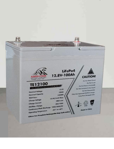 Alberta Lithium 12V / 100AH Deep Cycle LiFePO4