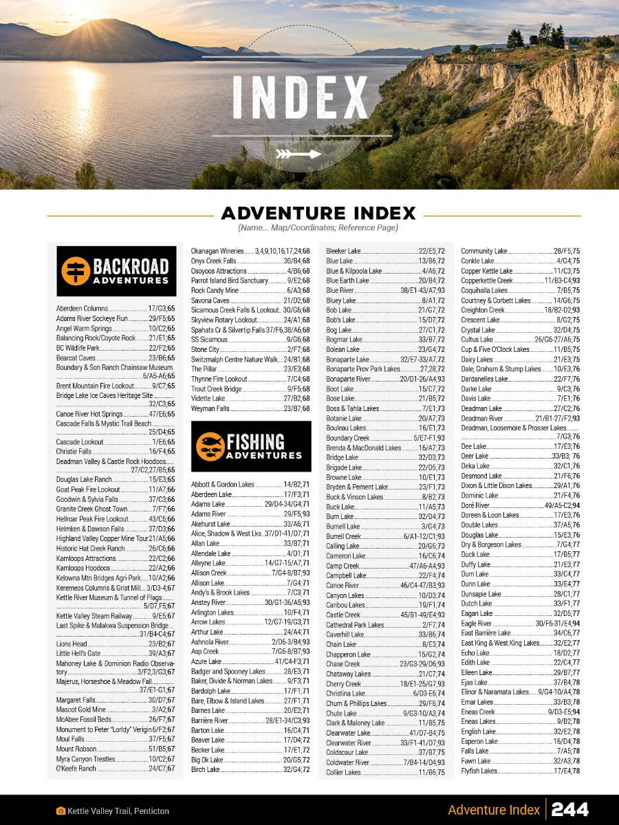 Thomson Okanagan Adventure Book