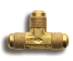 Bennett Tee Brass with Nut & Ferrule