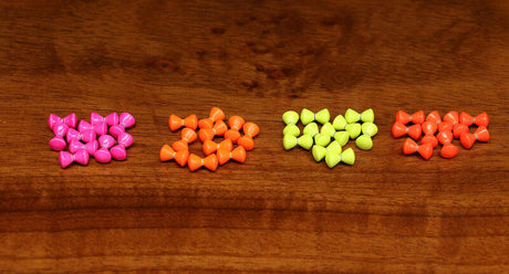 Hareline Brass Eyes #137 - Fl Orange