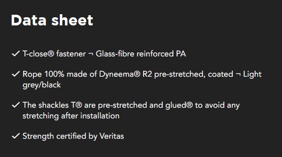 Nodus Factory Block T Shackles - 3 Sizes Available T2, T3, T5