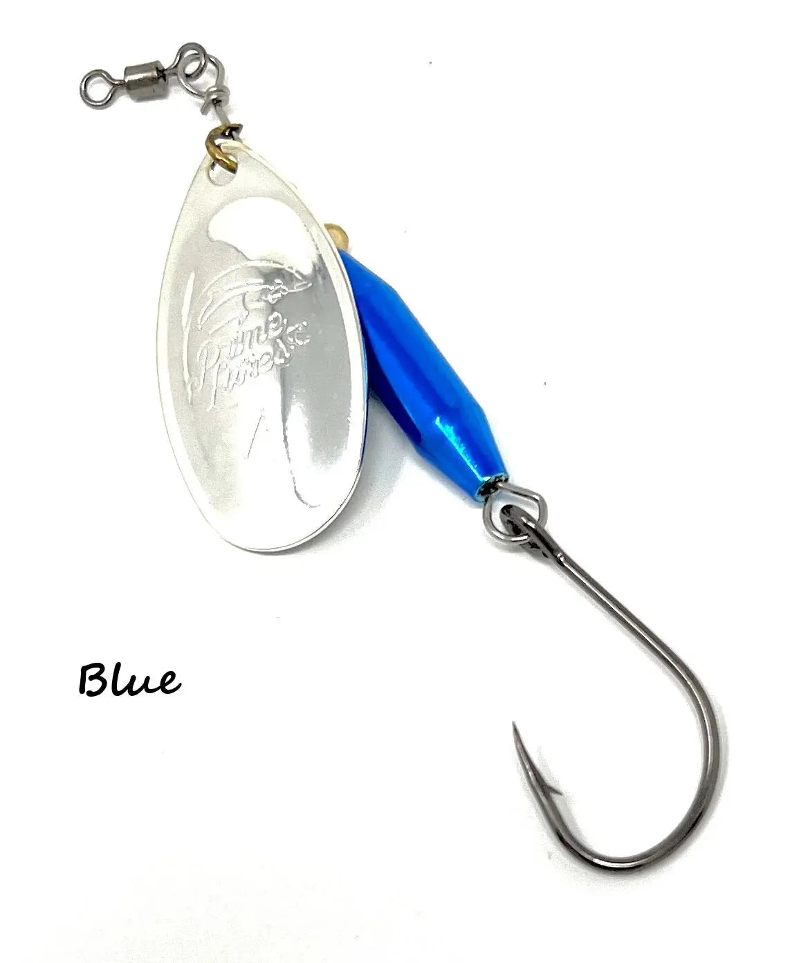 Prime Lures "Clean Up Crew" Weighted Spinner - Blue/Silver Prime Lures