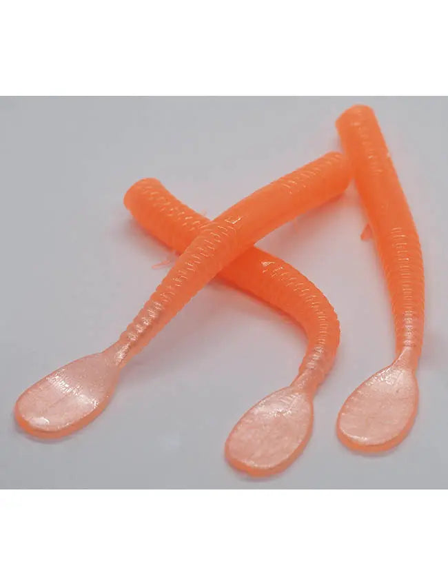 BNR Tackle Holey Worms - Ghost Shrimp - 3.5"