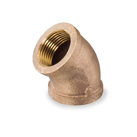 Brass 45 Degree Pipe Elbow - 1 1/2"