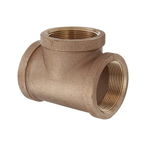 Brass Pipe Tee - 1 1/2"