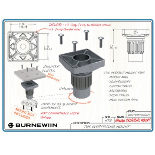 Burnewiin Universal Mount