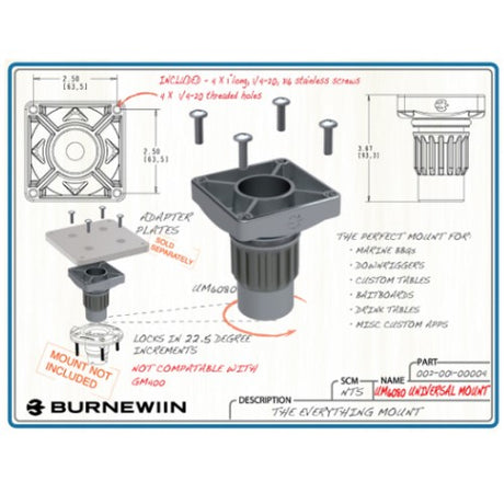 Burnewiin Universal Mount