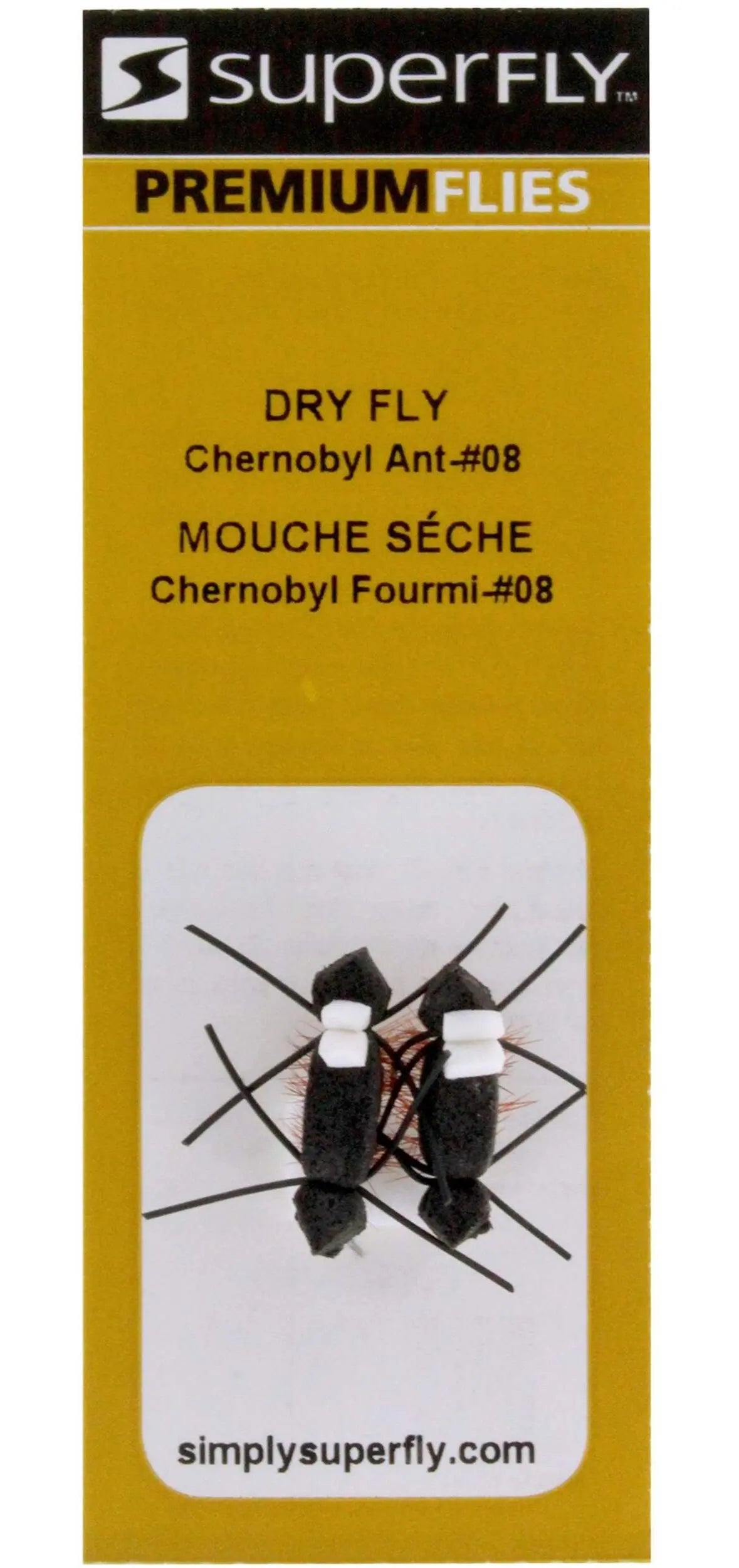 Superfly Dry Fly CHERNOBYL ANT #8 Superfly