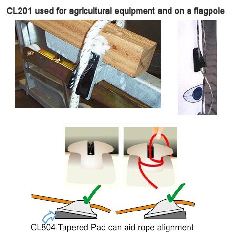 Clamcleat CL201/R Vertical
