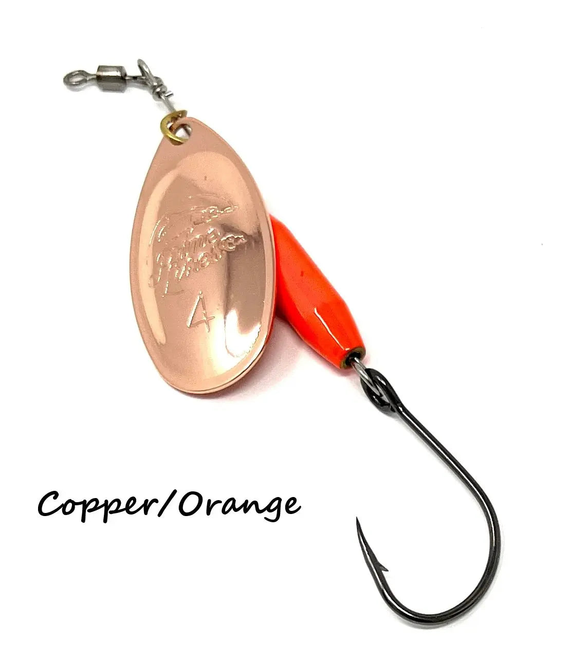 Prime Lures "Clean Up Crew" Weighted Spinner - Orange/Copper Prime Lures