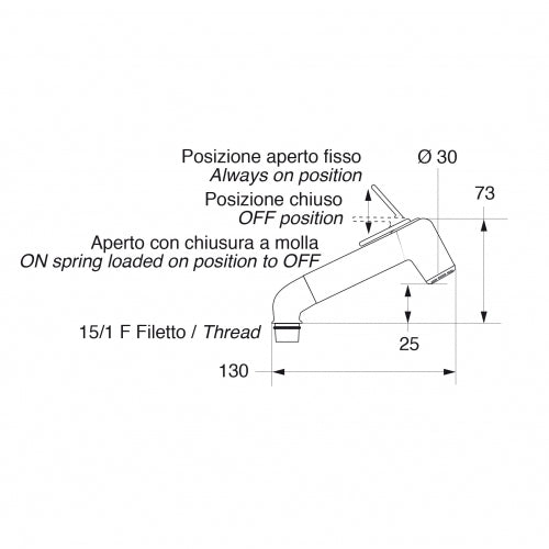 Barka D010 Shower Handle D010